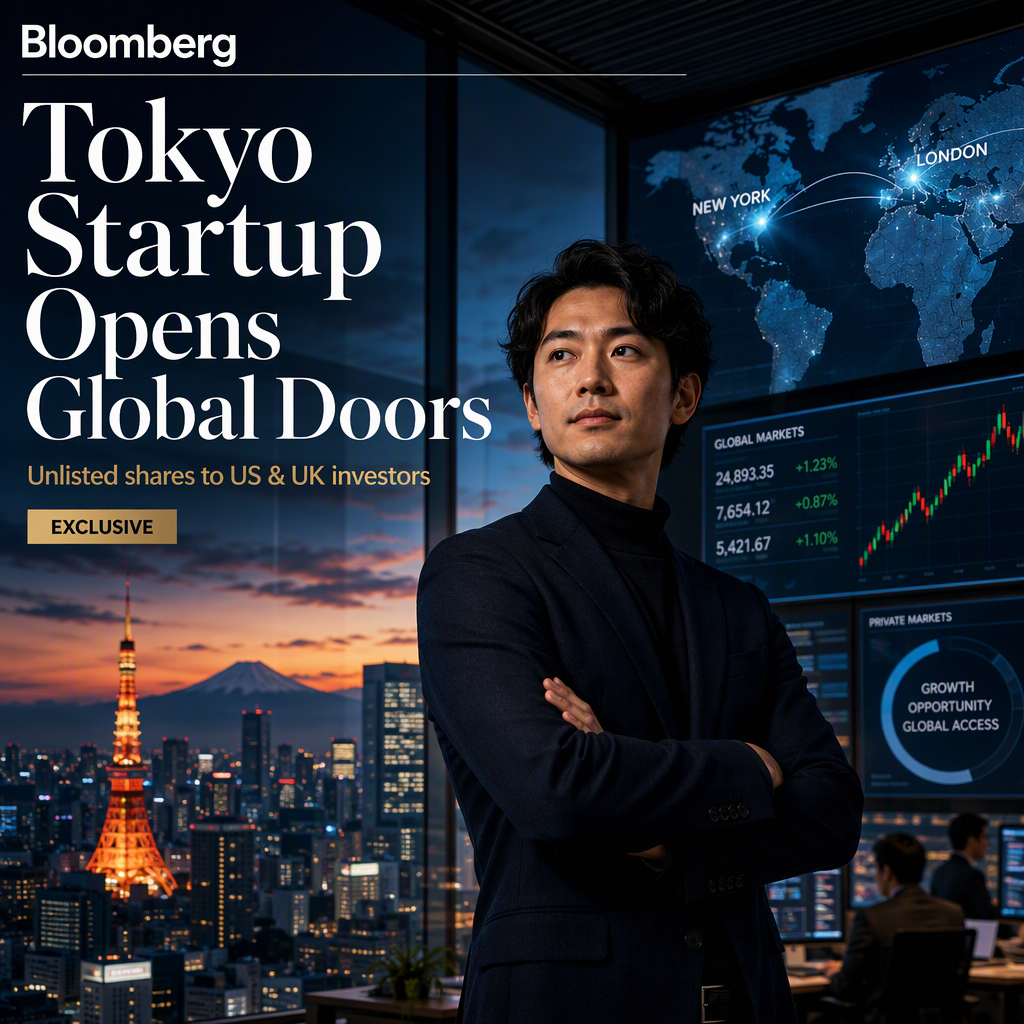 Tokyo Startup HiJoJo Partners to Broker Unlisted Japanese Shares in US and UK Markets
