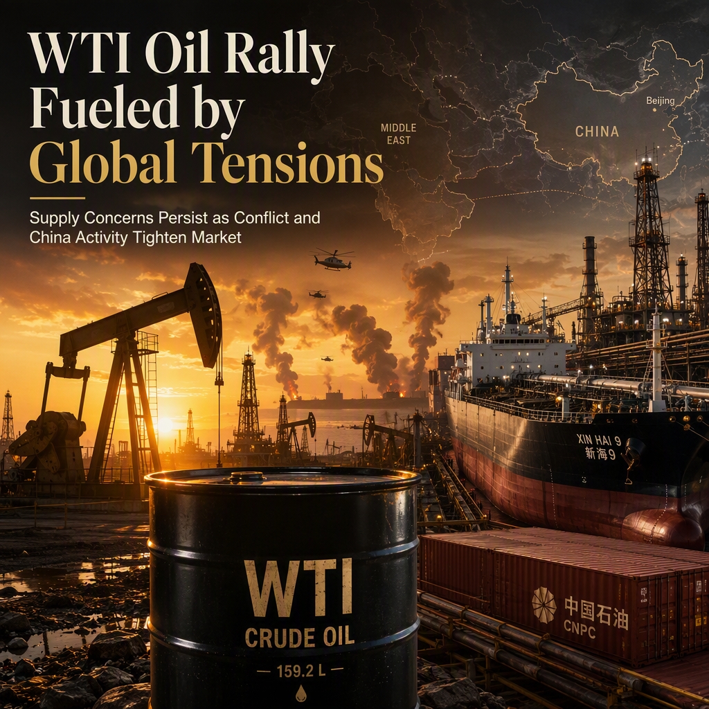 WTI Crude Oil Maintains Upward Momentum Amid Ongoing Conflict and Market Tightness