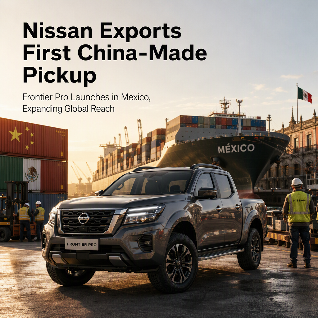 Nissan to Launch First China-Made Frontier Pro Pickup in Mexico
