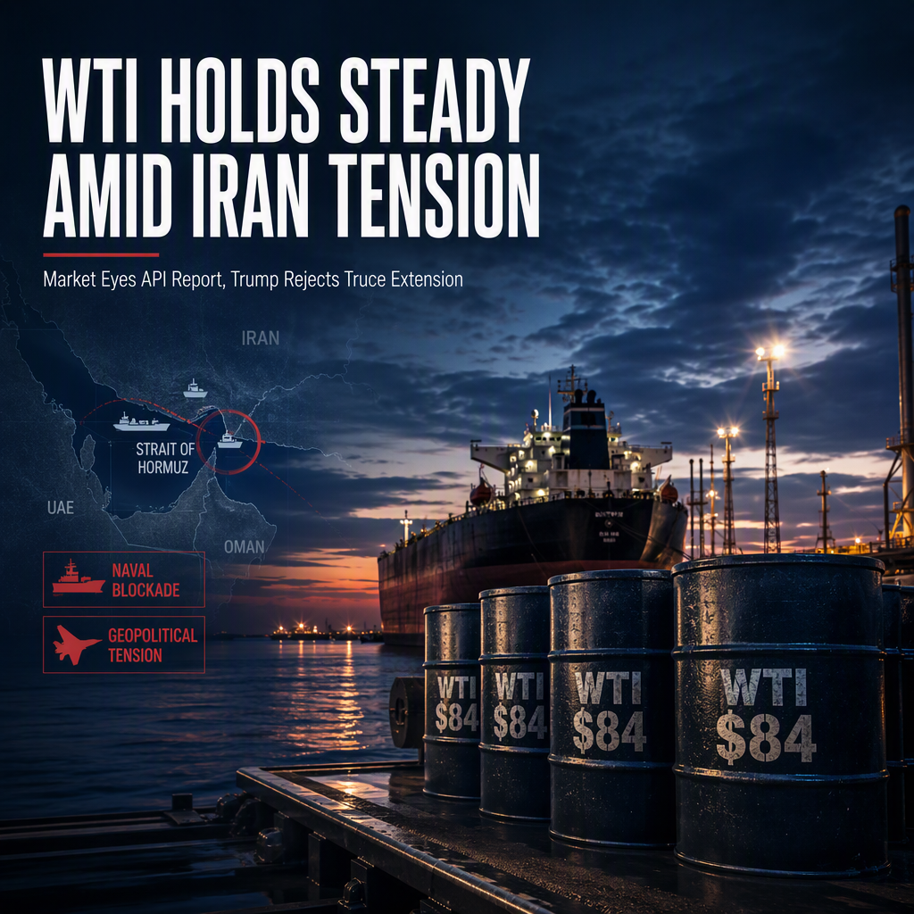 WTI Holds Steady Near $84 as Trump Rejects Iran Truce Extension, Market Eyes API Report
