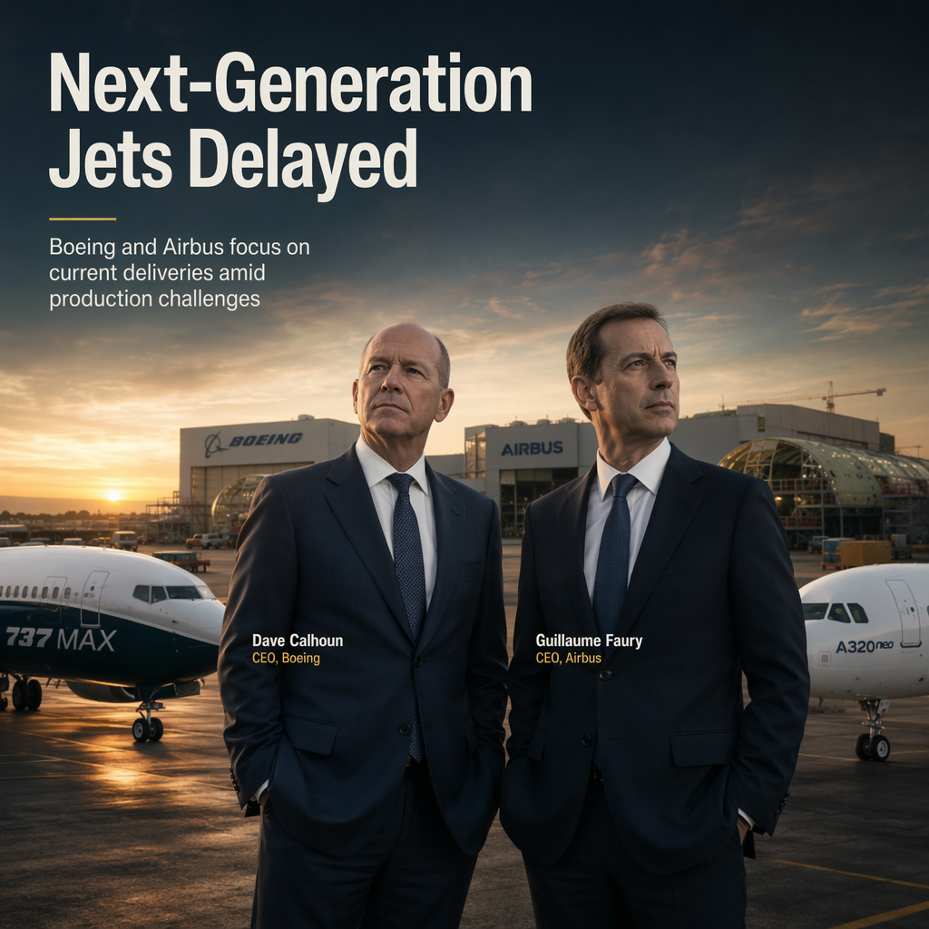 Boeing and Airbus Outline Timelines for Next-Generation Narrow-Body Jets Amid Focus on Current Deliveries