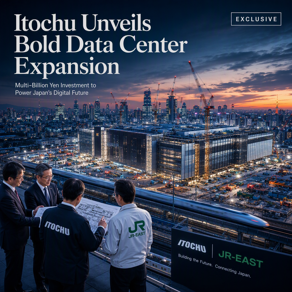 Itochu Announces Major Data Center Expansion in Japan with Multi-Billion Yen Investment