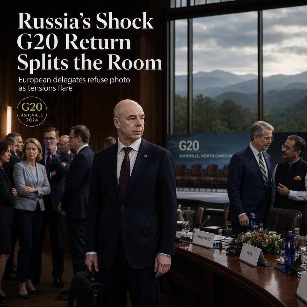Russia's Finance Minister Makes Surprise In-Person Return to G20, Shocking European Delegates
