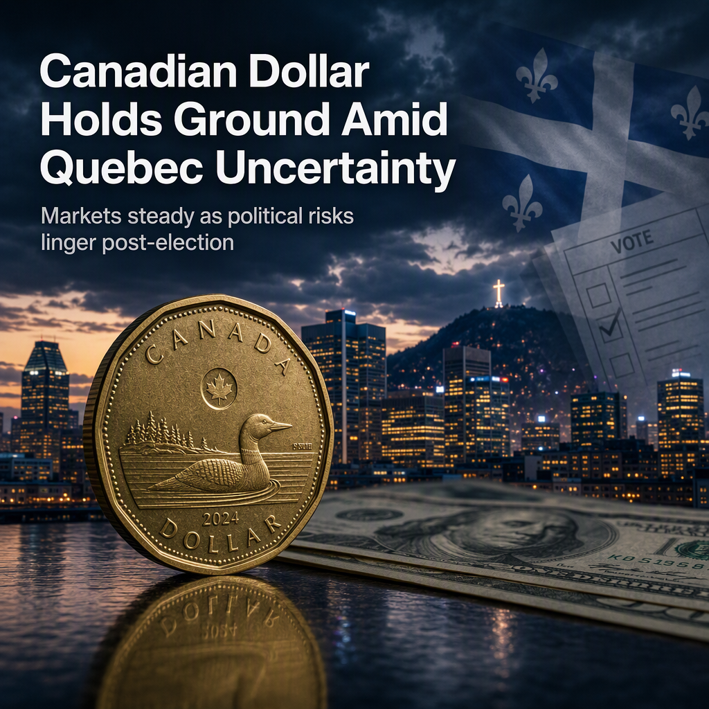 Canadian Dollar Holds Steady as Political Risks Loom After Quebec Election