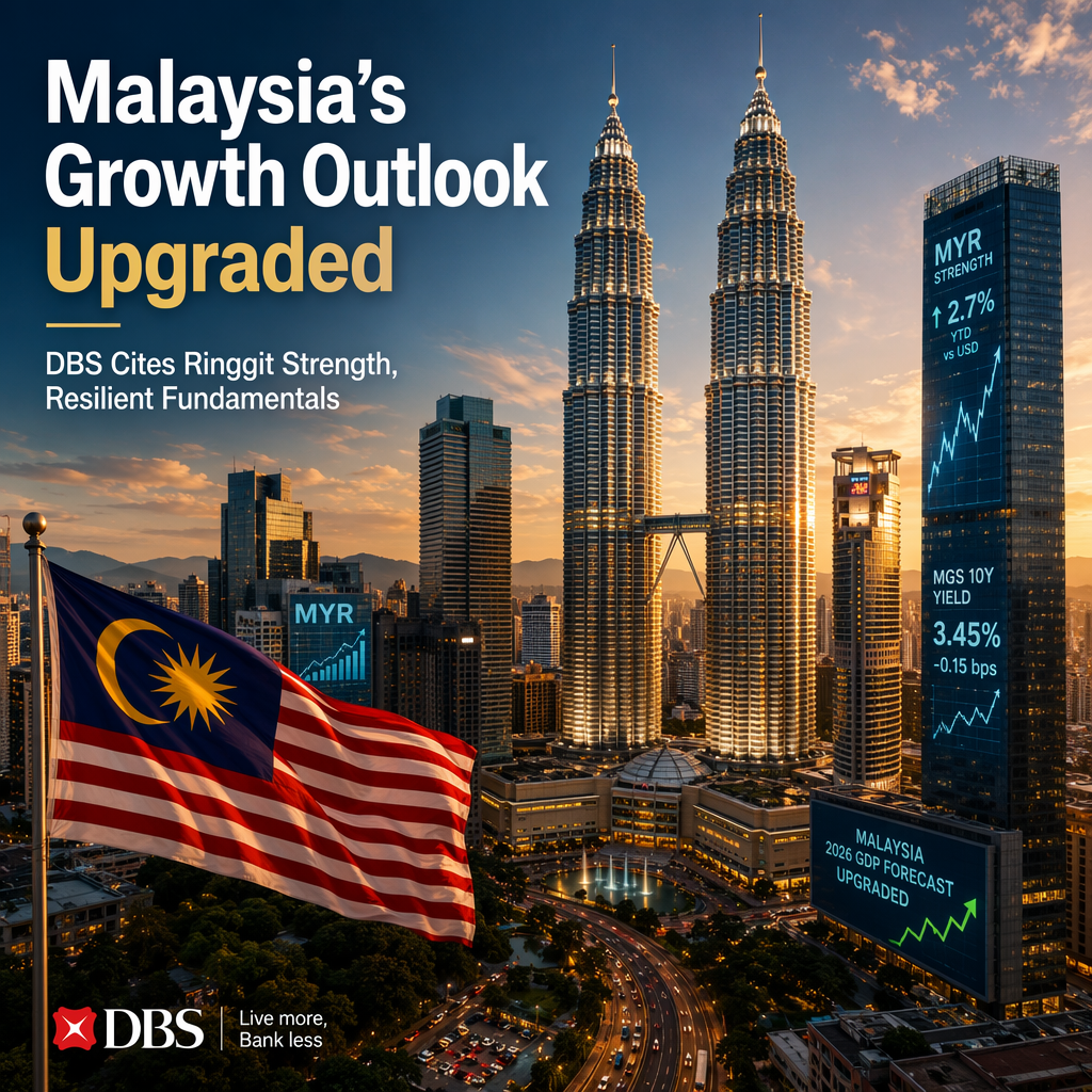 DBS Upgrades Malaysia's 2026 GDP Forecast, Citing Ringgit Strength and Solid Fundamentals