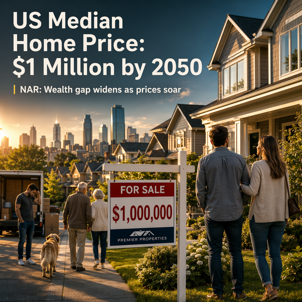 Median US Home Price Projected to Reach $1 Million by 2050, NAR Economist Says