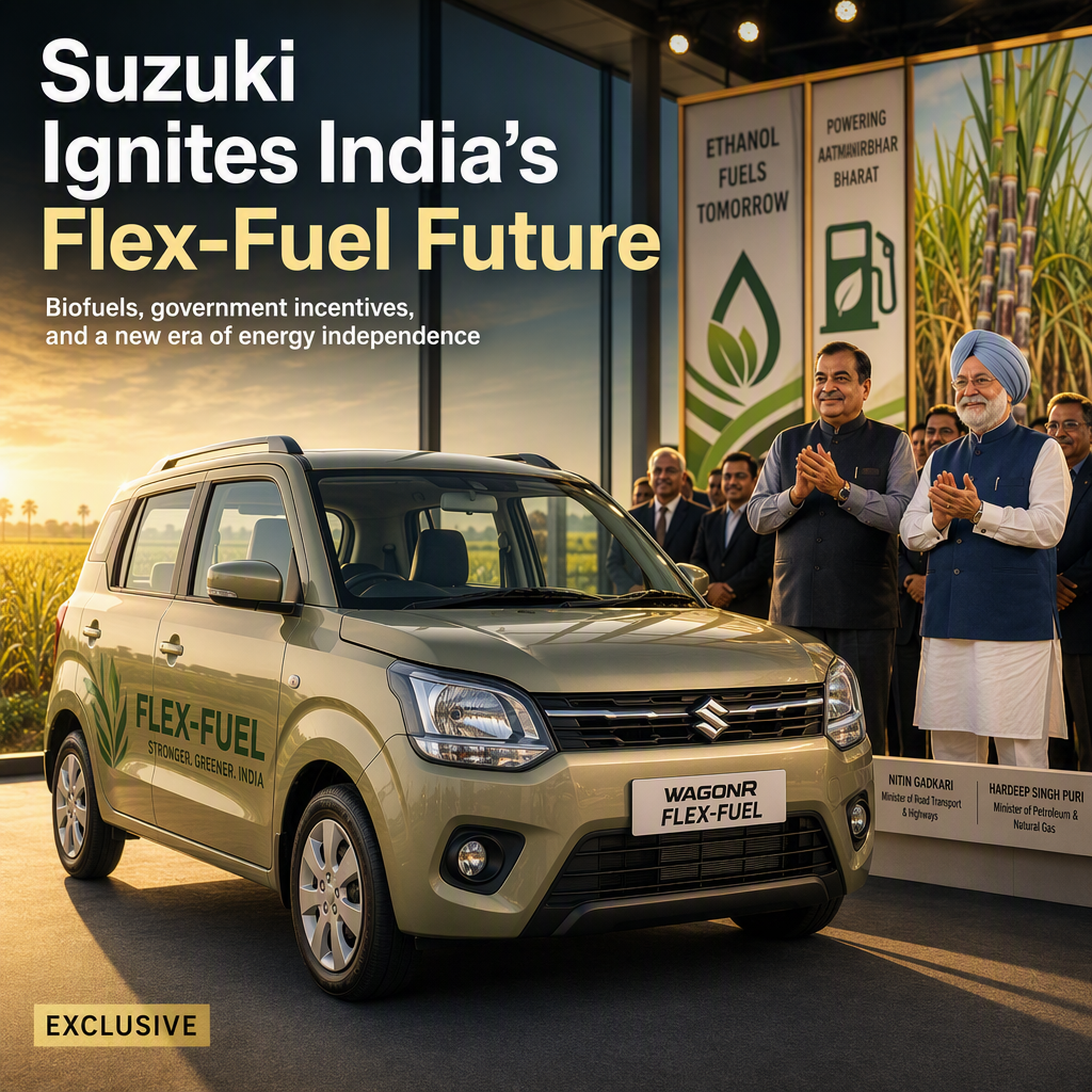 Suzuki Leads India's Flex-Fuel Car Revolution Amid Government Push for Energy Independence