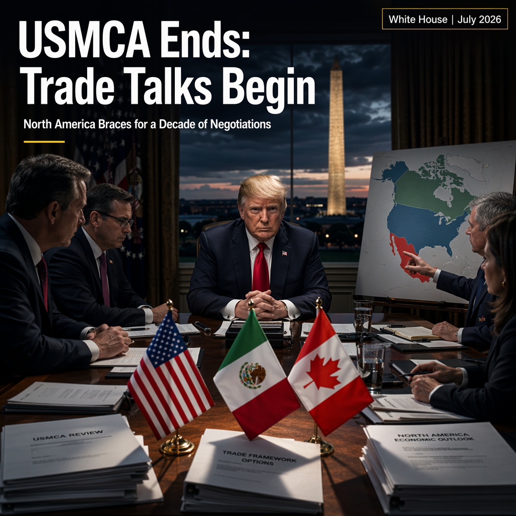 Trump Administration Ends USMCA Renewal, Initiates Decade-Long Trade Negotiations