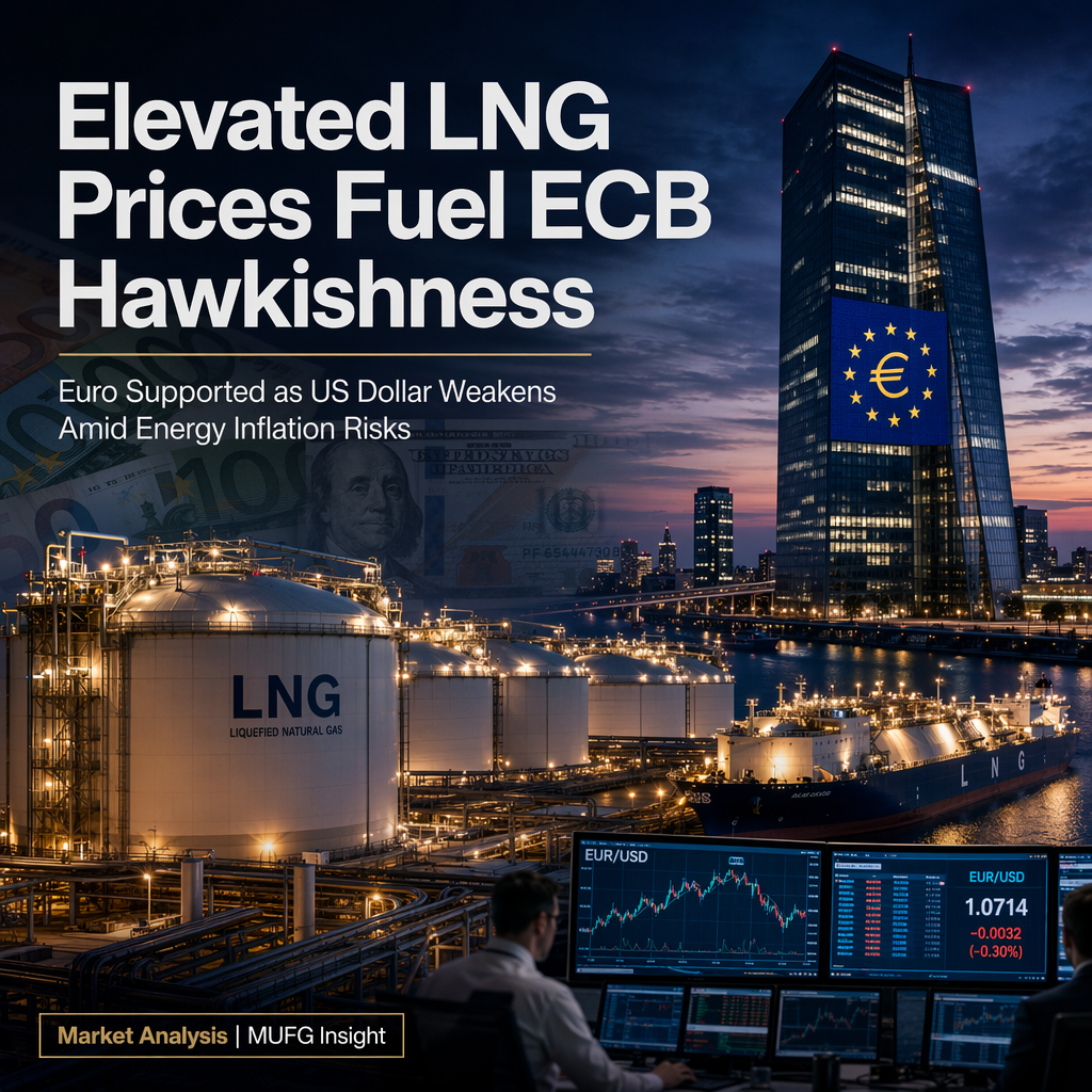 Elevated LNG Prices Sustain ECB Hawkish Bias Amid US Dollar Weakness, Says MUFG