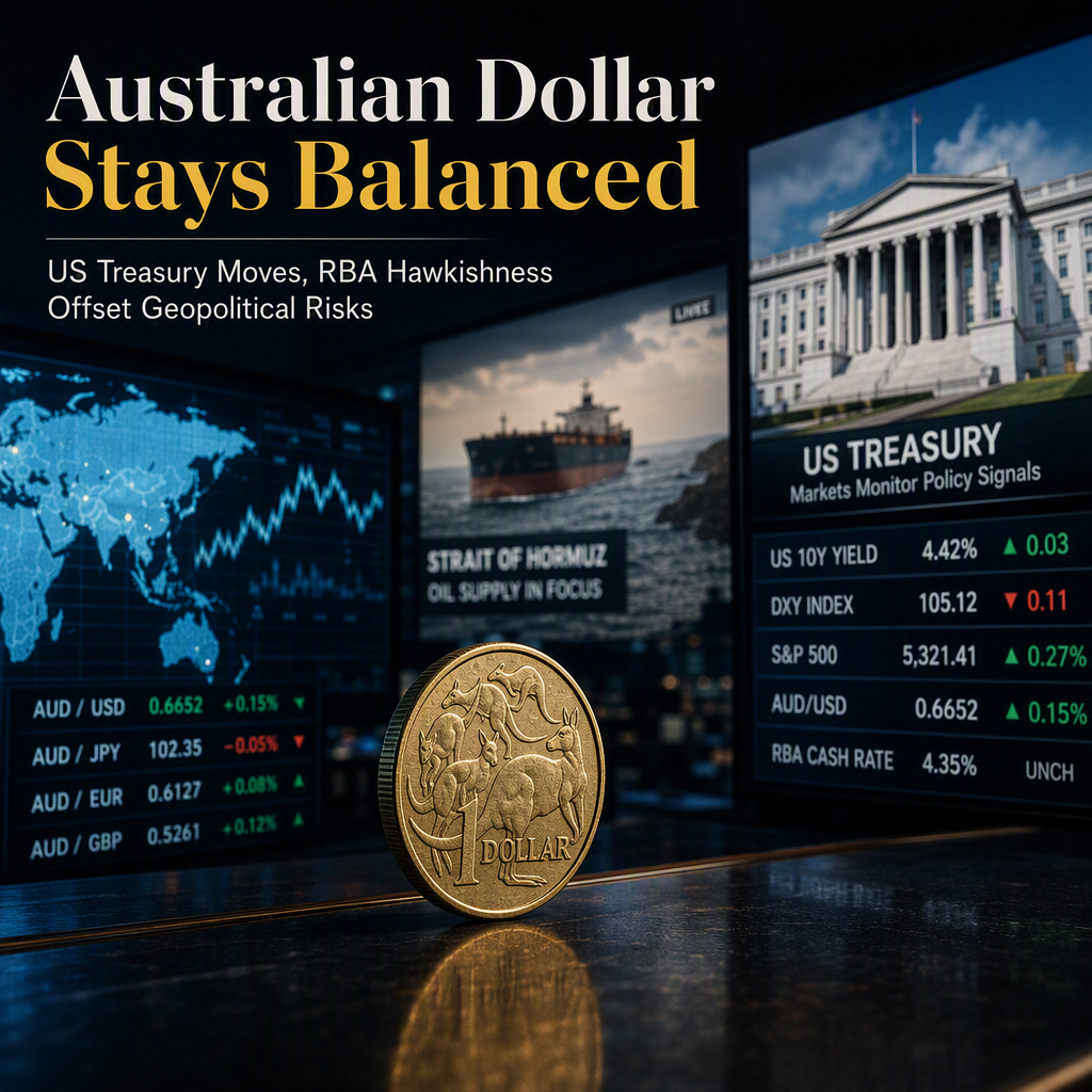 Australian Dollar Holds Steady as US Treasury Actions and RBA Hawkishness Offset Geopolitical Risks