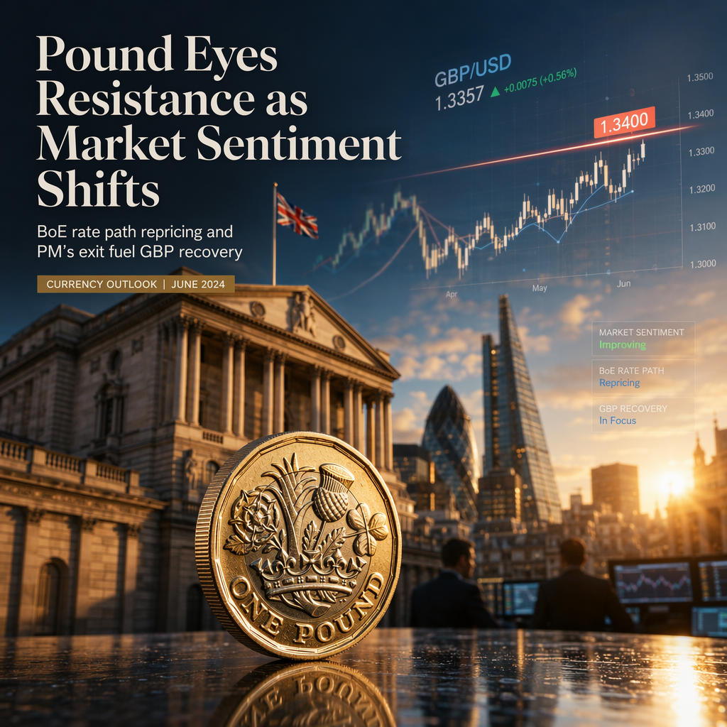 British Pound Tests Key Resistance as Market Sentiment Improves on BoE Rate Path Repricing