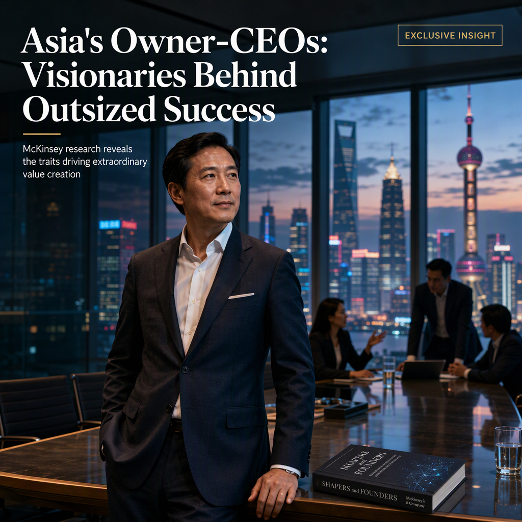 McKinsey Asia Chairman Reveals Key Traits Behind Owner-CEOs' Outsized Success in Asia