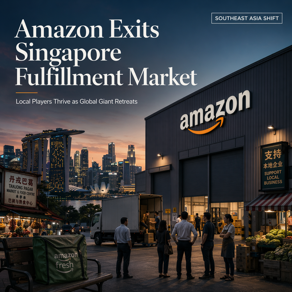 Amazon Retreats from Singapore Fulfillment and Grocery Services Amid Southeast Asia Struggles