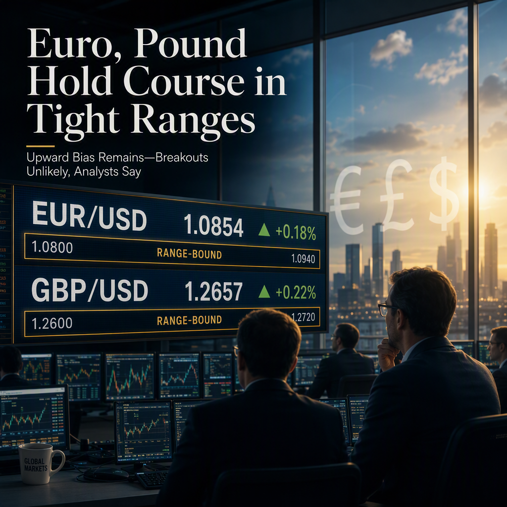 Euro and British Pound Maintain Upward Biases but Remain Range-Bound Against US Dollar