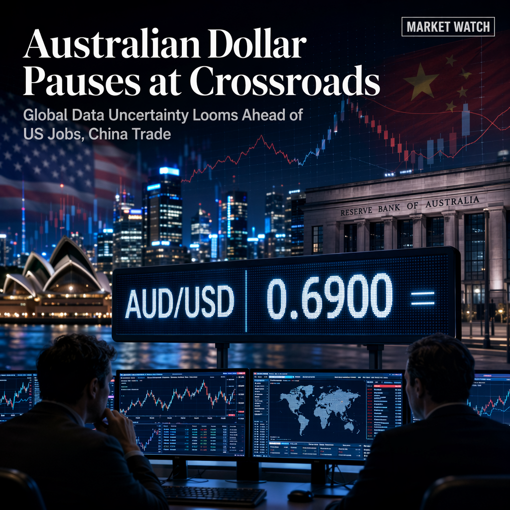 Australian Dollar Holds Steady Amid Global Data Uncertainty, Eyes on US Jobs and China Trade
