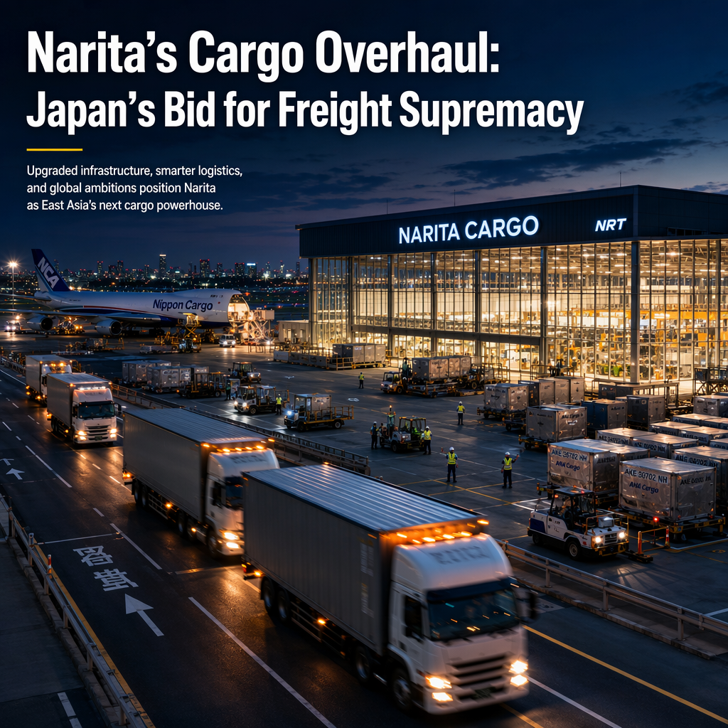 Narita Airport Launches Cargo Facility Overhaul to Compete as East Asia Freight Hub