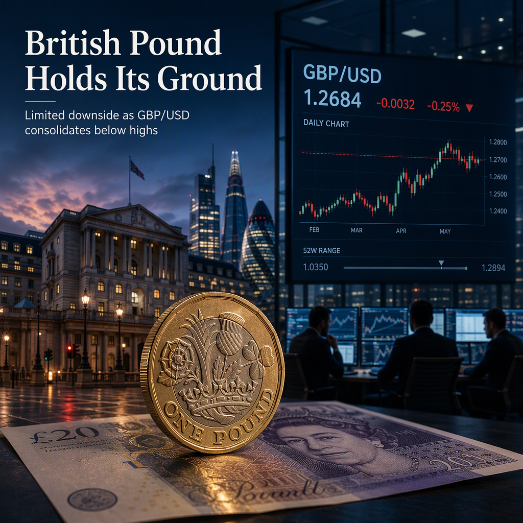 British Pound Faces Limited Downside as GBP/USD Consolidates Below Recent Highs