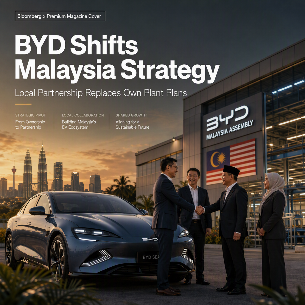 BYD Abandons Plans for Own Malaysian Plant, Pursues Local Partnership Strategy