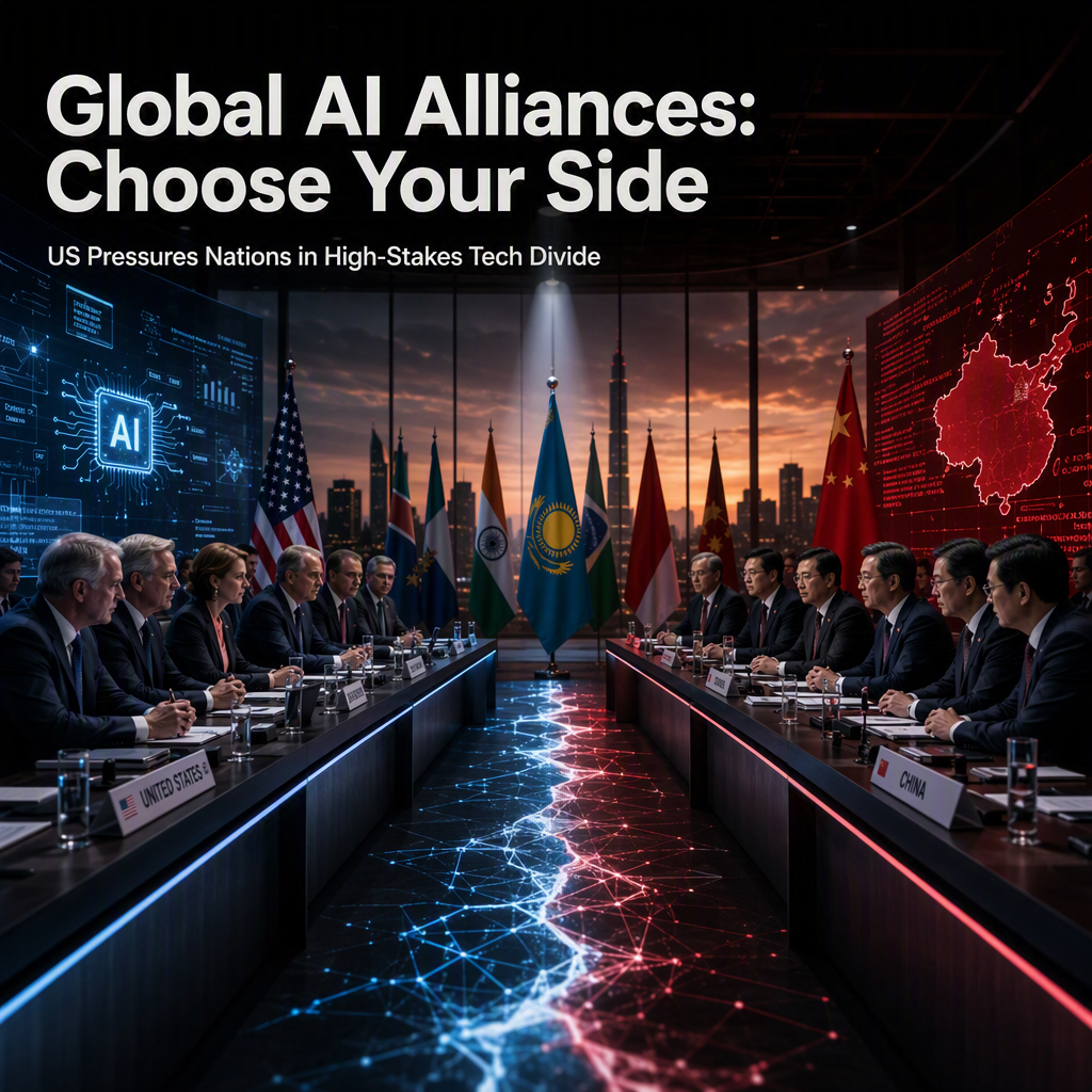 US Adopts Carrot-and-Stick Approach to AI Alliances, Pressuring Countries to Choose Sides