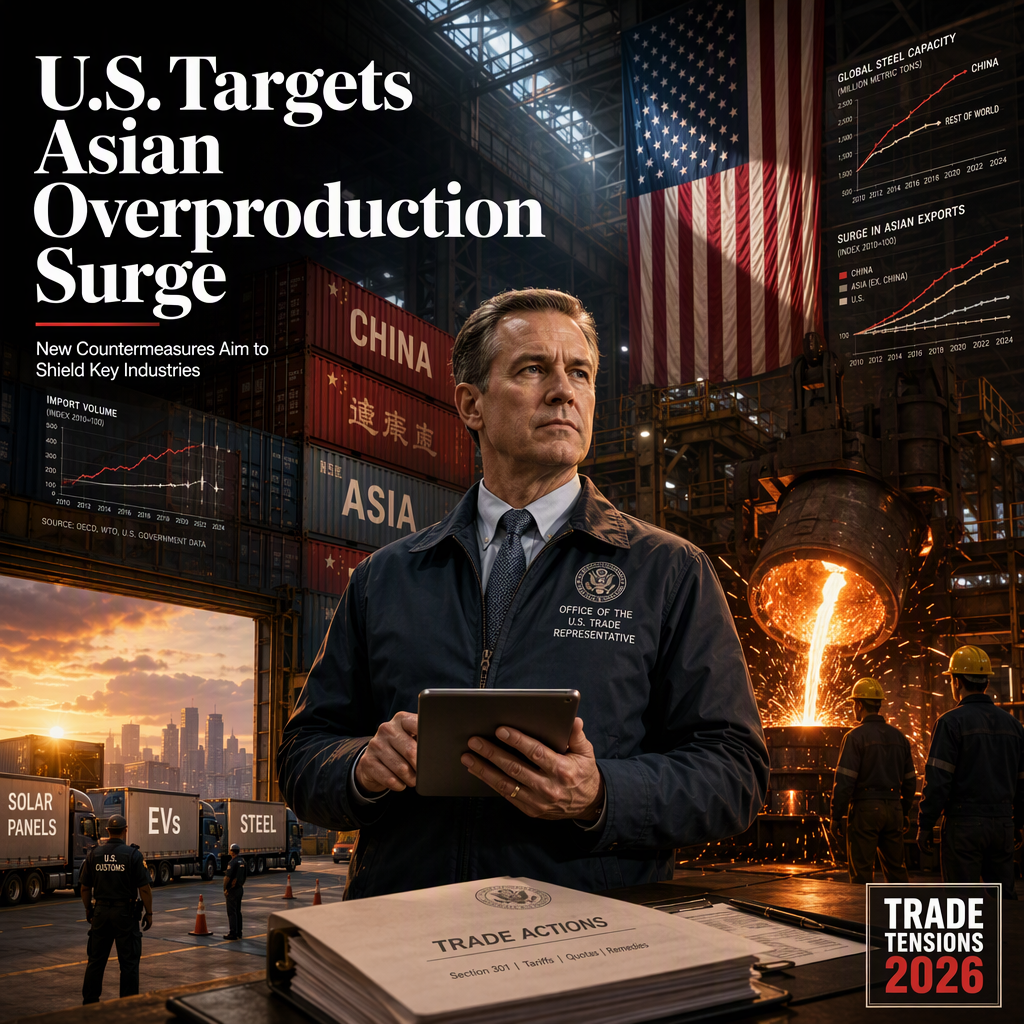 U.S. to Announce Countermeasures Against Chinese Overproduction, Says USTR Greer