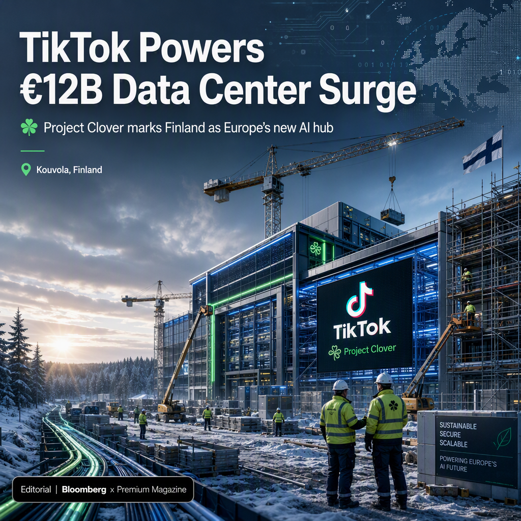 TikTok to Expand Data Center Capacity in Finland with €12 Billion Project Clover Amid AI Infrastructure Surge