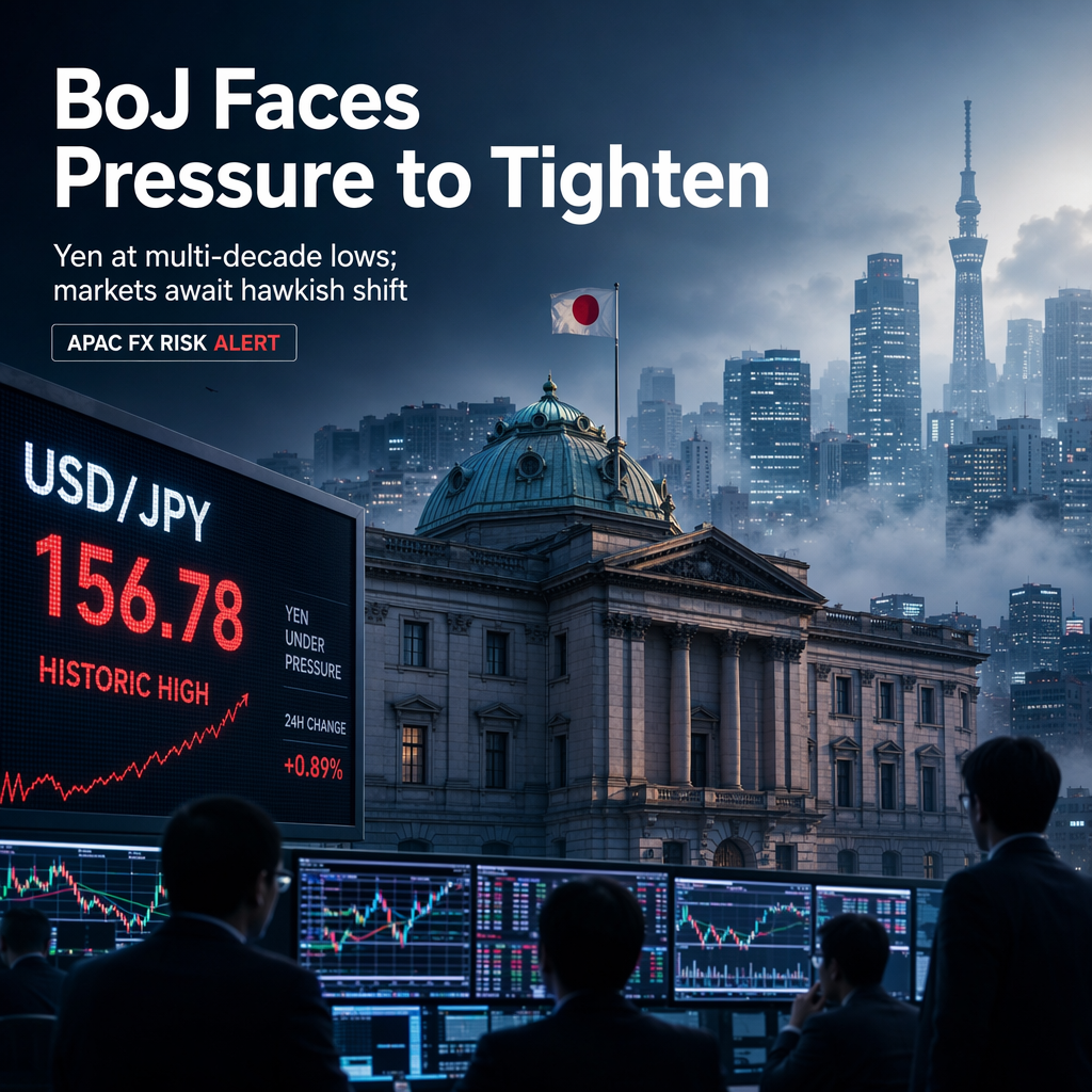 BNY: Bank of Japan Needs Hawkish Shift to Support Yen Amid Multi-Decade Lows