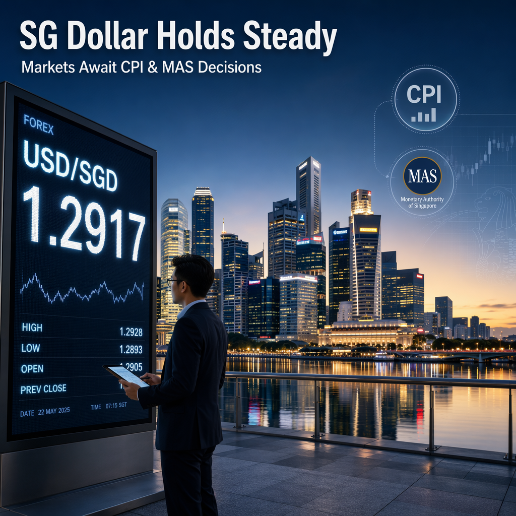 Singapore Dollar Holds Steady as Markets Eye CPI and MAS Policy Review