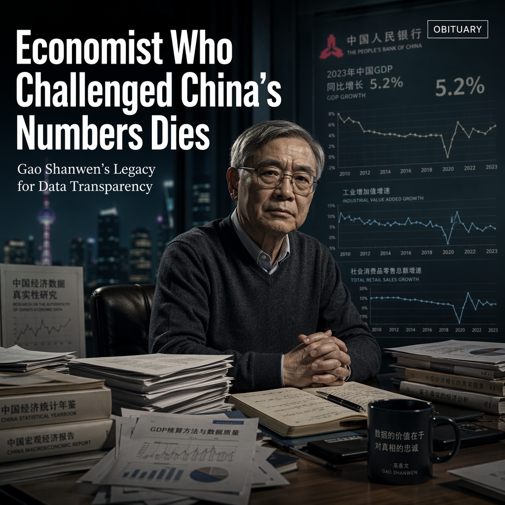 Gao Shanwen, Influential Economist Who Challenged China's GDP Data, Passes Away