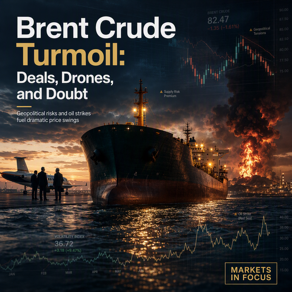 Brent Crude Volatility: US-Iran Deal Hopes and Houthi Tanker Strike Drive Oil Price Swings