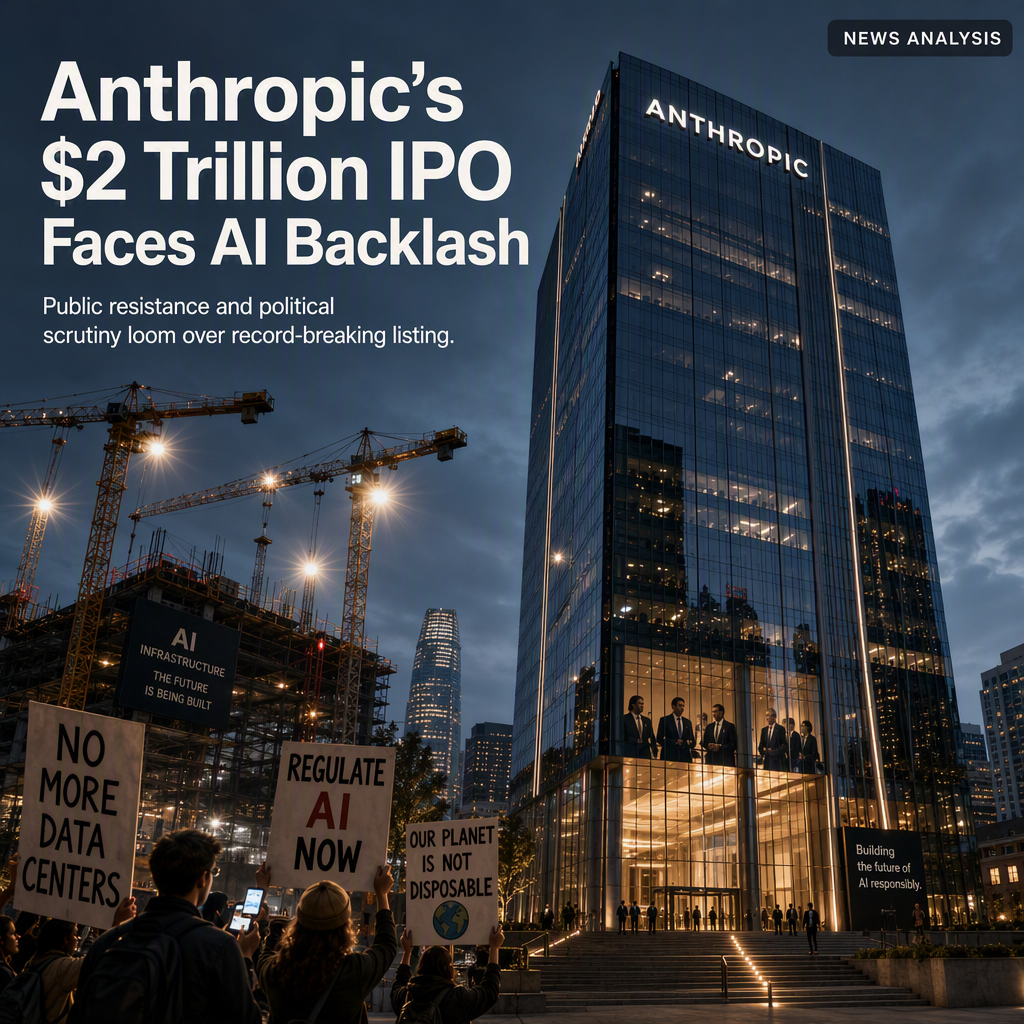 Anthropic's Upcoming IPO to Highlight AI Backlash as Key Risk Factor Amid Soaring Valuation Expectations
