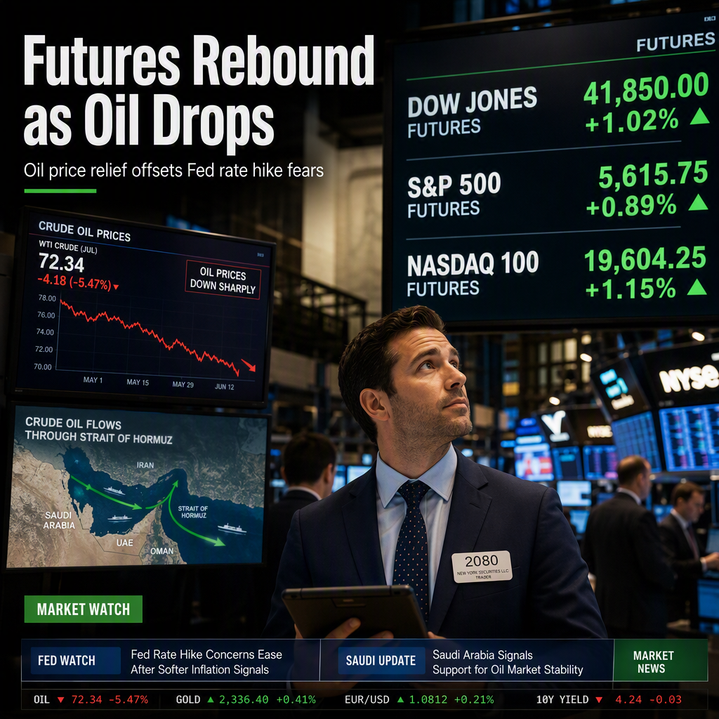 Dow Jones Futures Rebound as Oil Price Drop Eases Fed Rate Hike Concerns