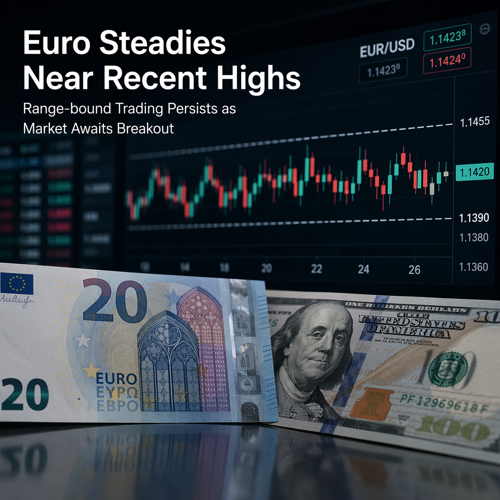Euro Holds Near Recent Highs Against US Dollar Amid Range-Bound Trading