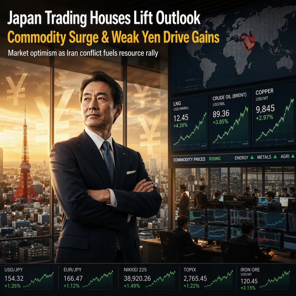 Japan's Trading Houses Boost Earnings Outlook Amid Iran War-Driven Commodity Surge