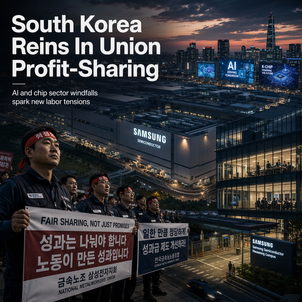South Korea Limits Union Profit-Sharing Amid Record AI and Chip Sector Gains