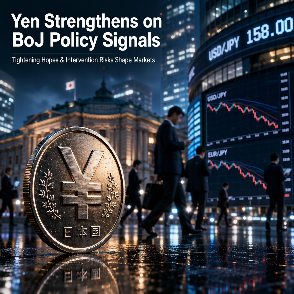 Japanese Yen Firms Amid BoJ Tightening Hopes and Intervention Risk