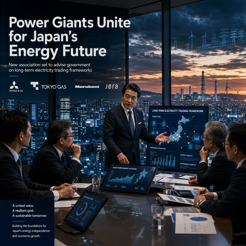 Japanese Power Giants Form Association to Advise on Long-Term Electricity Trading