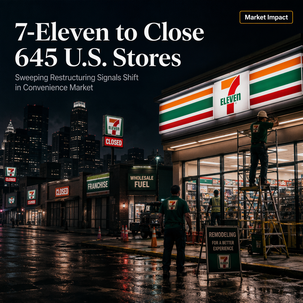 7-Eleven Parent Seven & i Holdings to Close 645 U.S. Stores Amid Network Restructuring