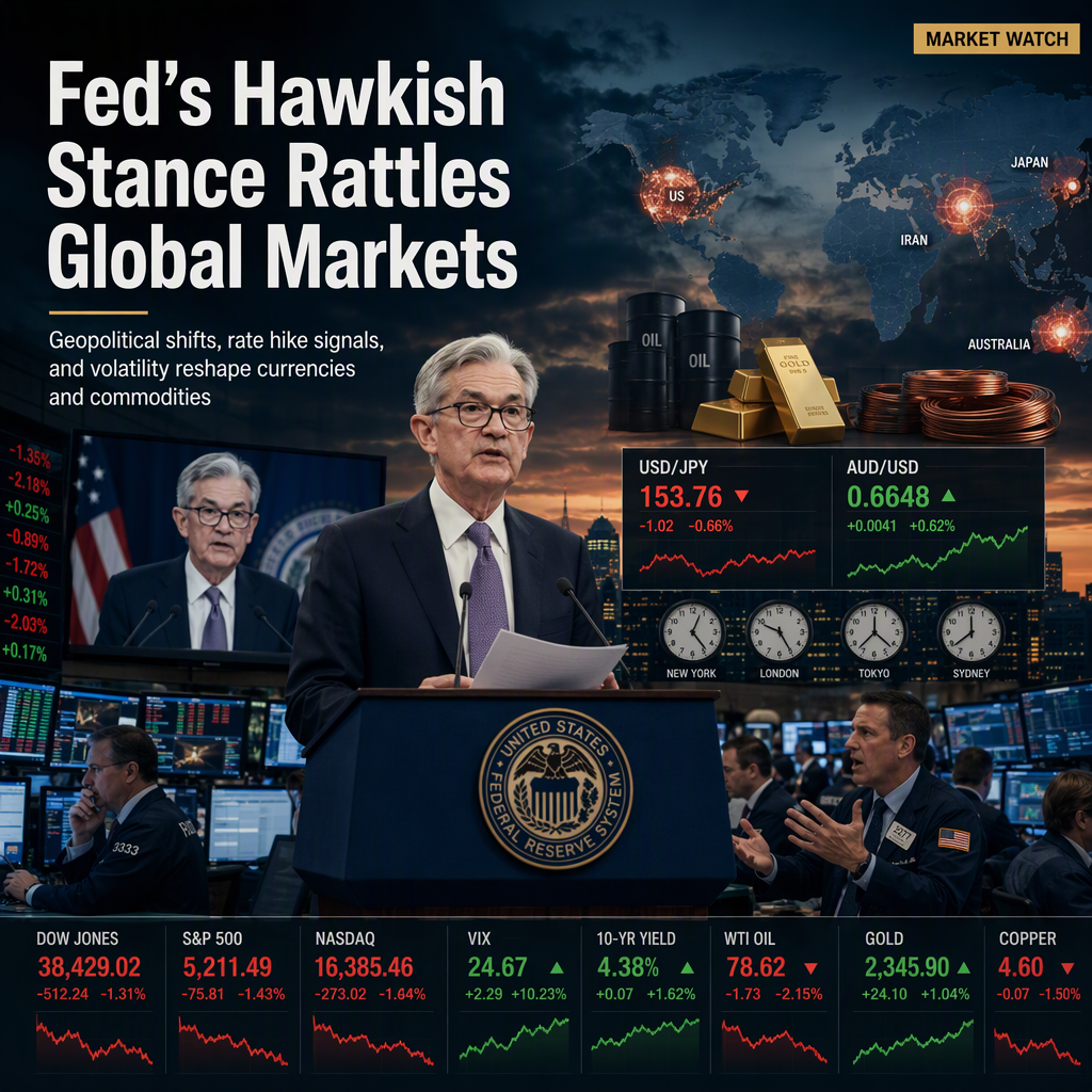 Fed Officials Signal Further Rate Hikes as Geopolitical Tensions and Market Volatility Shape Global Asset Moves