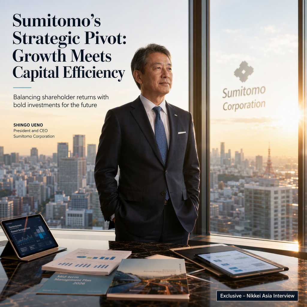 Sumitomo Corp. Shifts Strategy to Boost Capital Efficiency and Growth