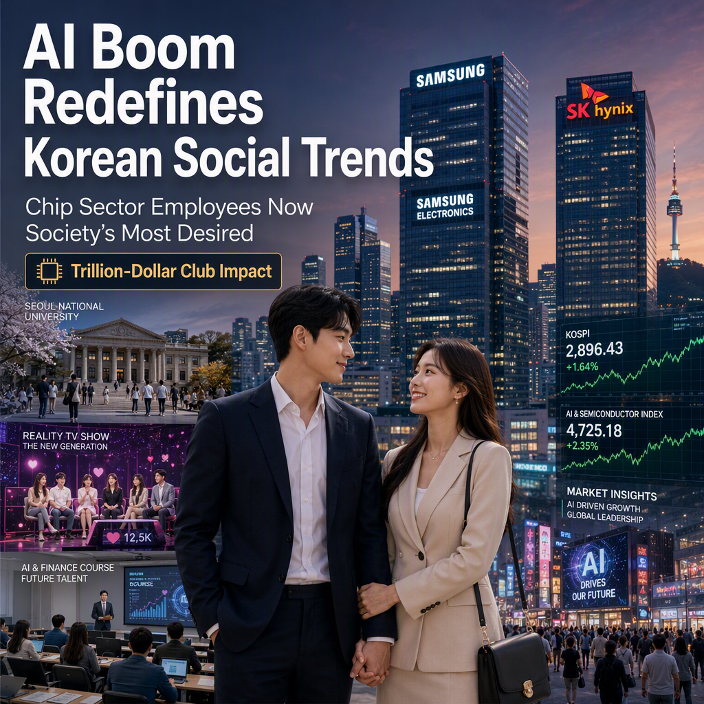 South Korea's AI Stock Surge Transforms Social Trends and Academic Choices