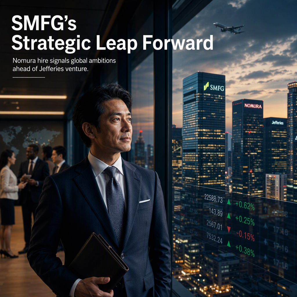 SMFG Hires Nomura Executive as Part of Strategic Shift Ahead of Jefferies Venture