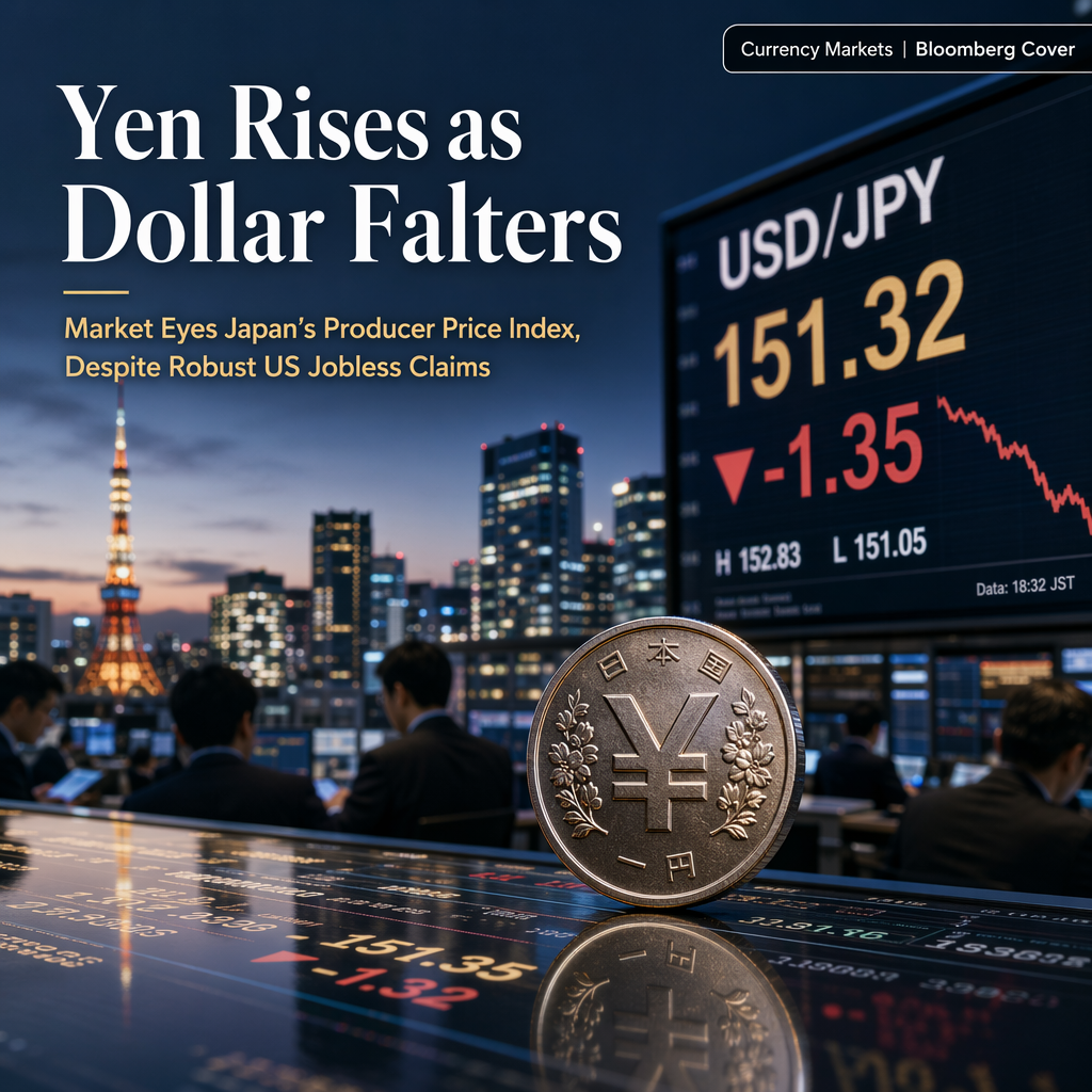 Japanese Yen Strengthens as US Jobless Claims Data Fails to Boost Dollar