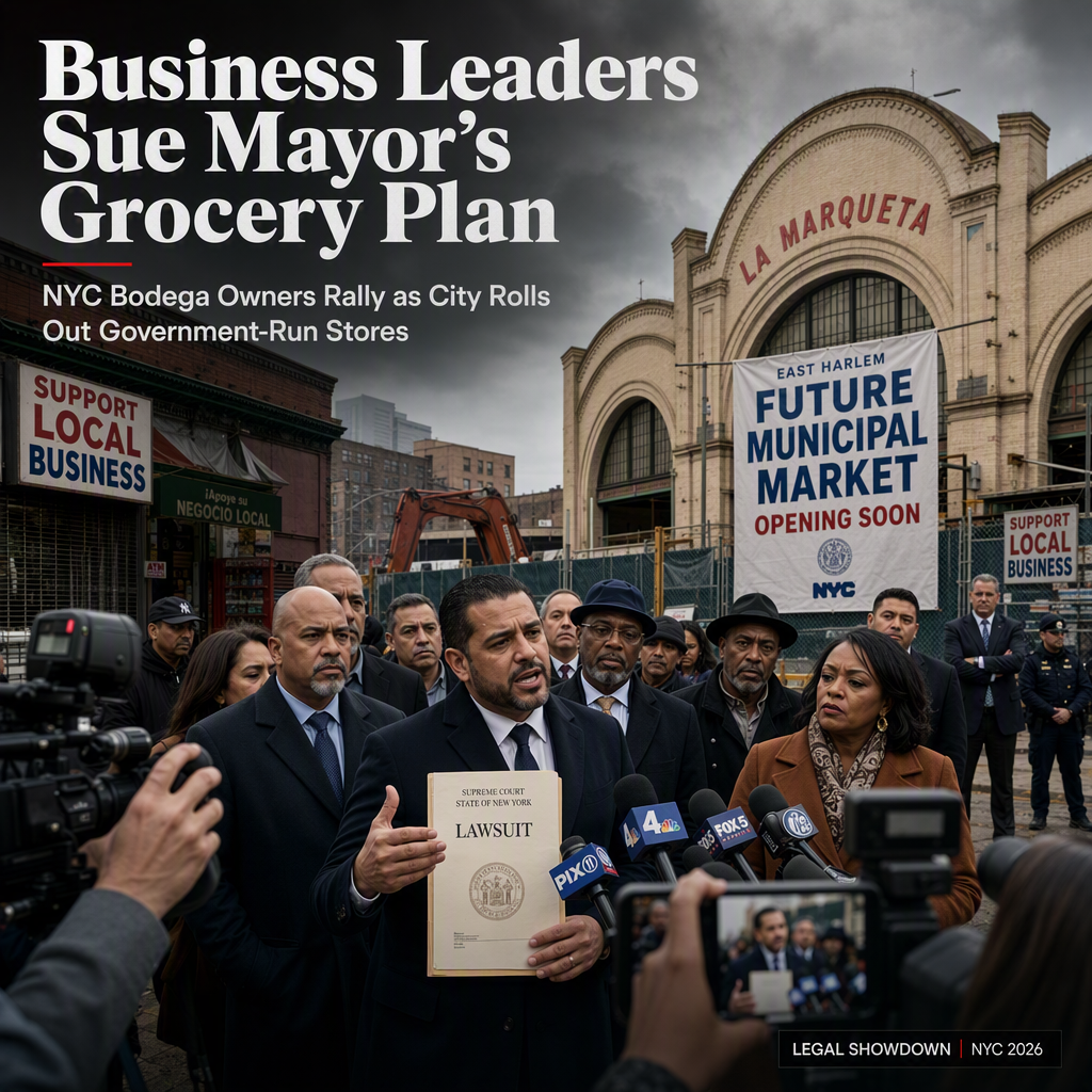 NYC Business Leaders Sue to Block Mayor Mamdani’s Government-Run Grocery Stores