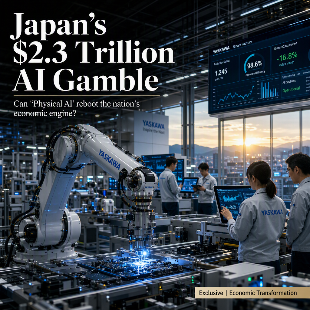 Japan Bets $2.3 Trillion on 'Physical AI' to Revive Economic Growth Under Takaichi