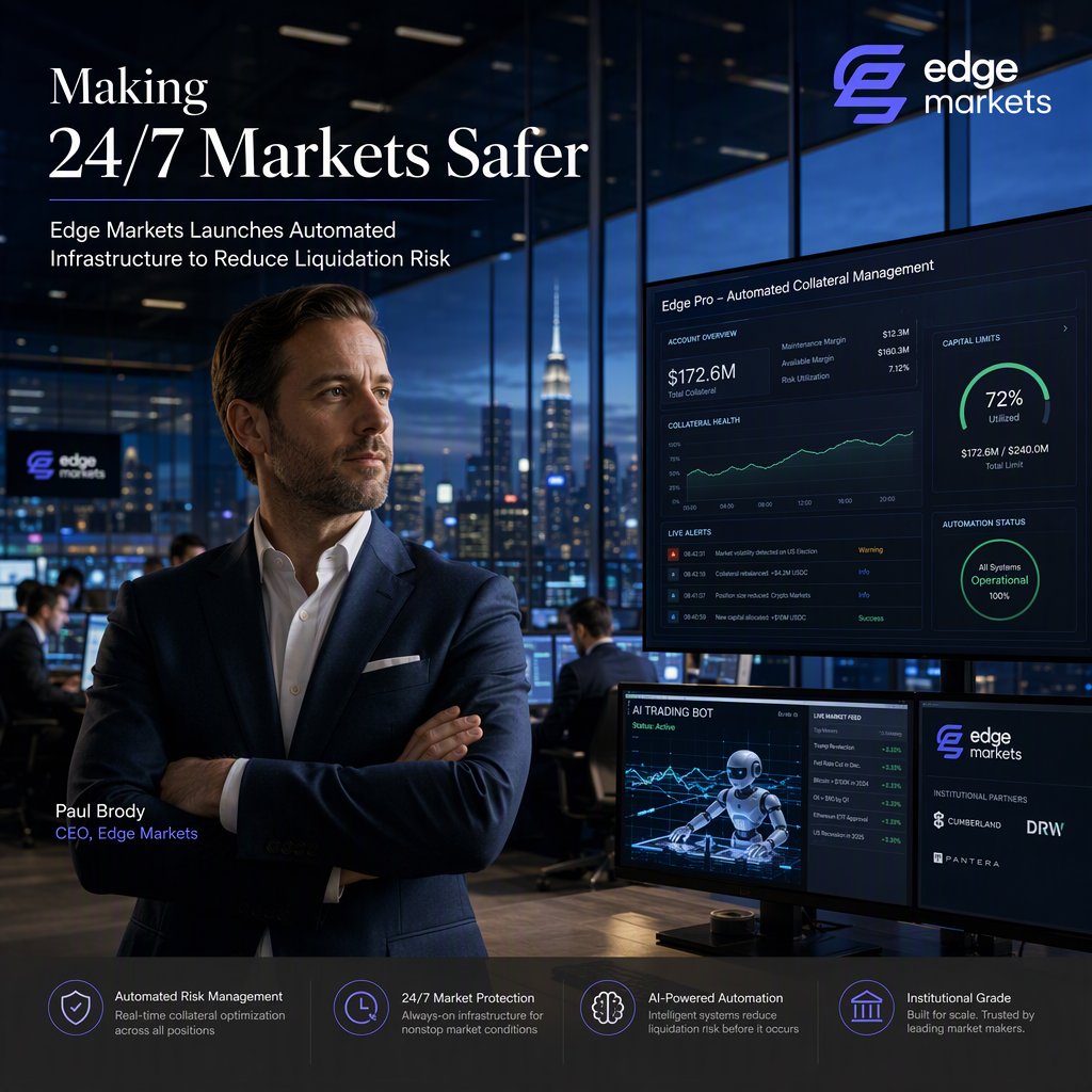 Edge Markets Unveils Infrastructure to Reduce Liquidation Risk in 24/7 Prediction Markets