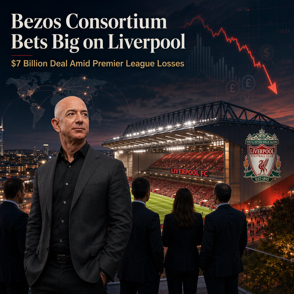 Jeff Bezos-Led Consortium Acquires Minority Stake in Liverpool FC Amid Soaring Premier League Club Losses