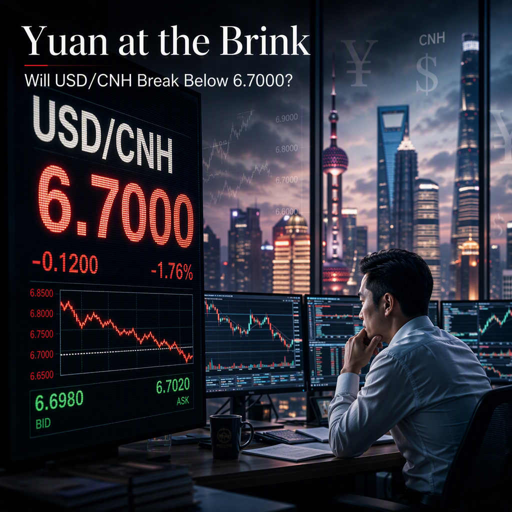 Chinese Yuan Poised for Breakout as USD/CNH Eyes Key 6.7000 Level, Says UOB