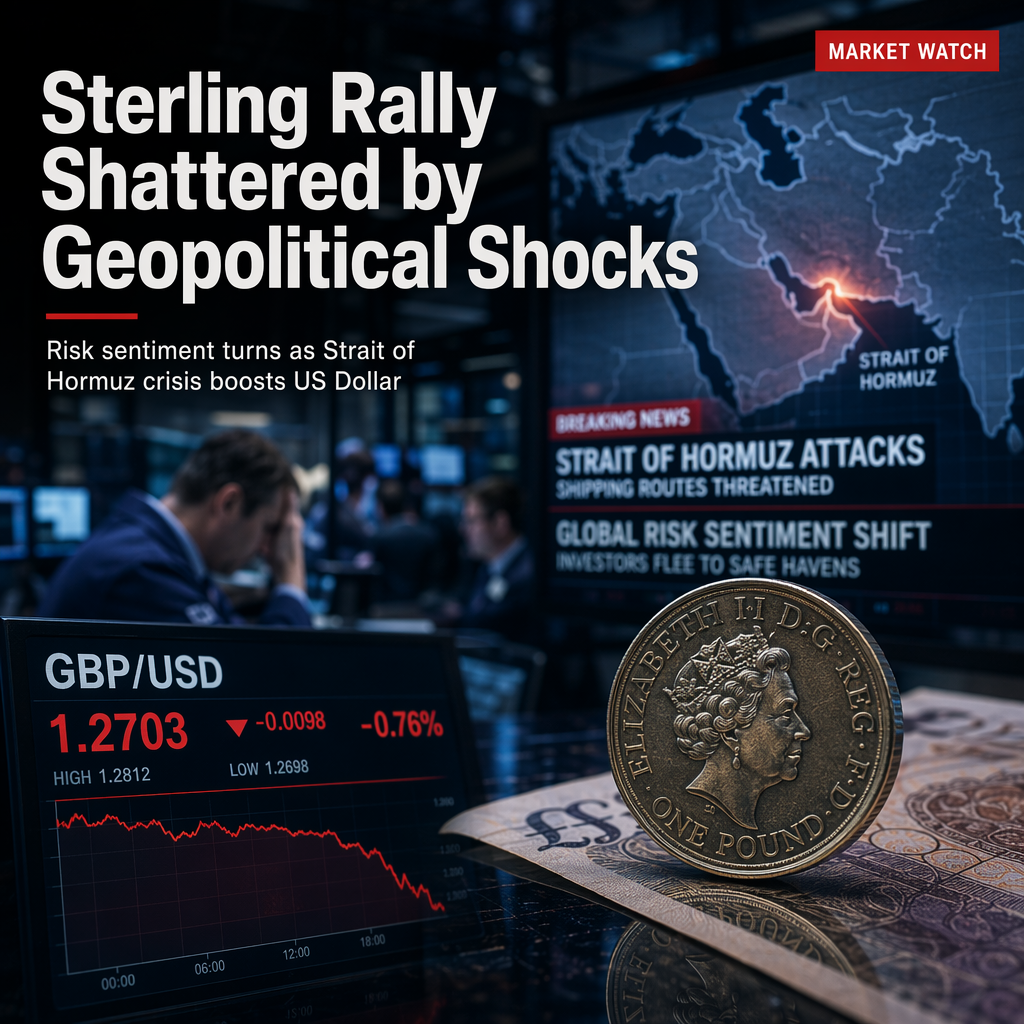 British Pound's Nine-Day Rally Ends Amid Geopolitical Tensions and Shift in Risk Sentiment
