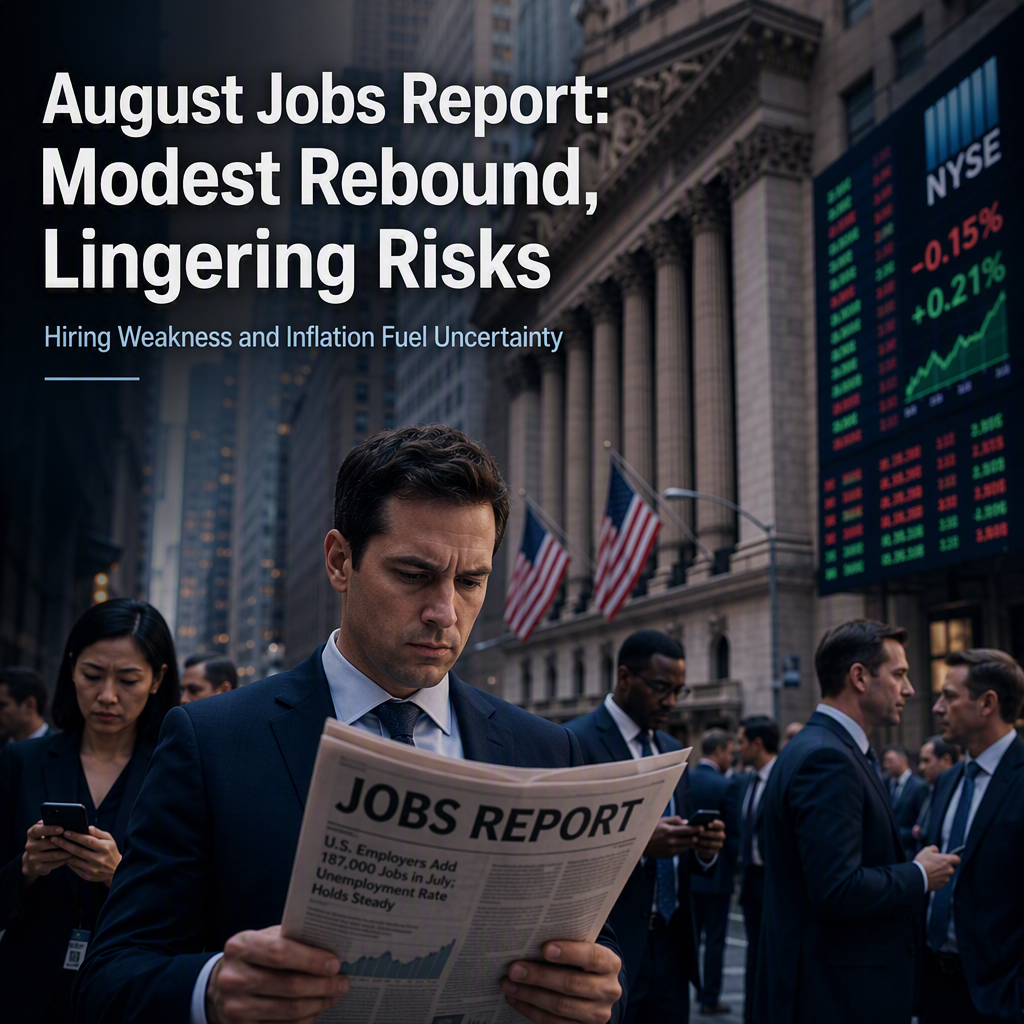US August Jobs Report Anticipates Modest Rebound Amid Persistent Hiring Weakness and Inflation Concerns