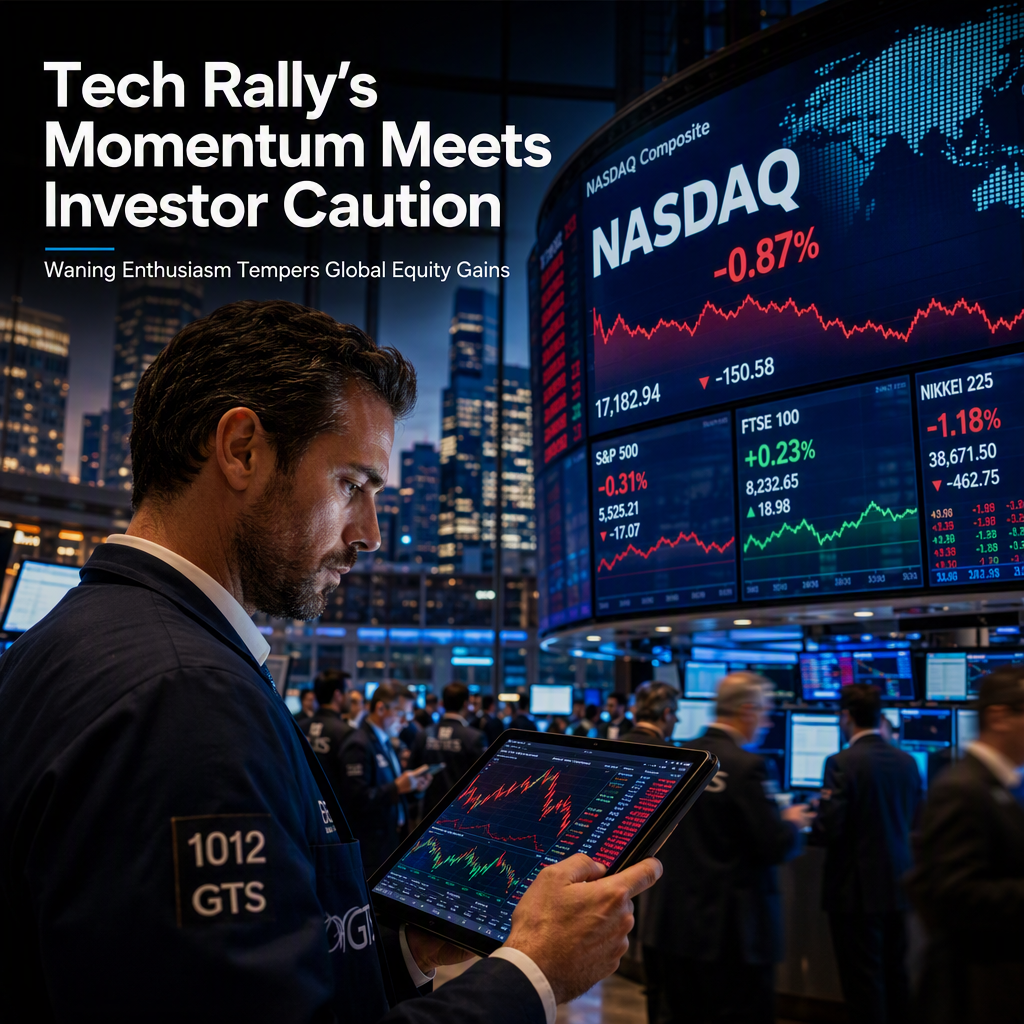 Tech-Led Global Equity Rally Faces Growing Caution Amid Waning Enthusiasm